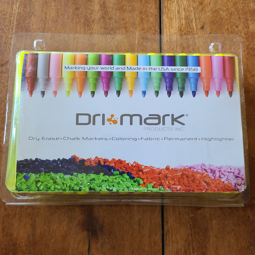 Dri Mark Original Fluorescent Yellow Highlighter- 12 Pack —
