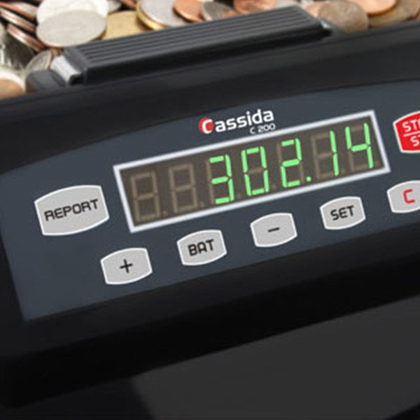 Cassida C200 Coin Counter/Sorter/Wrapper —