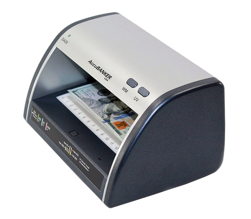 AccuBANKER LED420 Counterfeit Bill & Card Detector, 110V