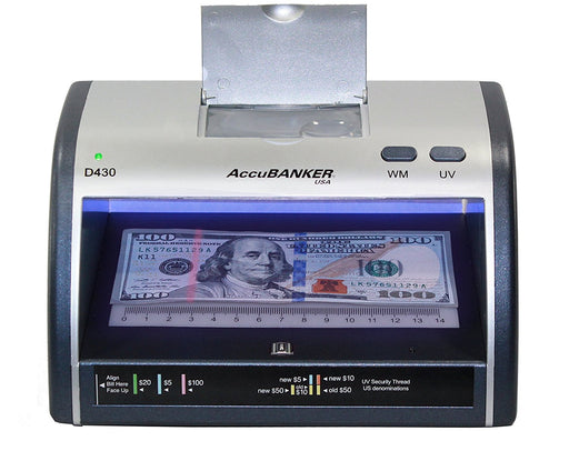 accubanker led430 id and bill detector