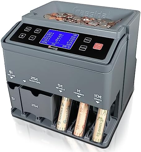 Cassida C300- Professional USD Coin Sorter and Wrapper