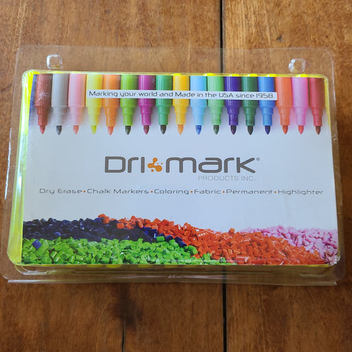 Dri Mark Original Fluorescent Yellow Highlighter- 12 Pack