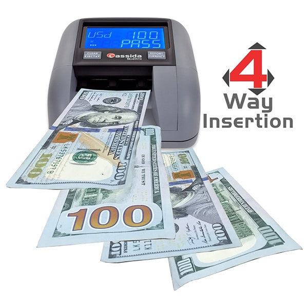 Cassida Quattro 4-Way Automatic Counterfeit Detector