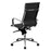 Flash Furniture - High Back Black Ribbed Upholstered Leather Executive Office Chair