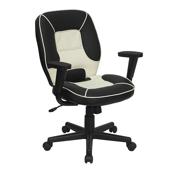 Flash Furniture Mid-Back Vinyl Steno Executive Office Chair