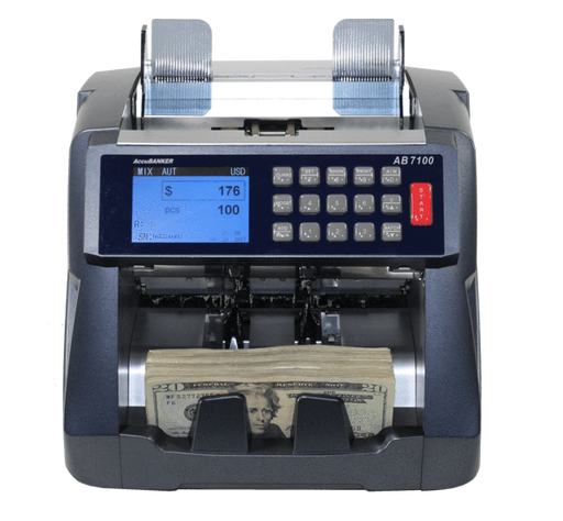 accubanker ab7100 money counter