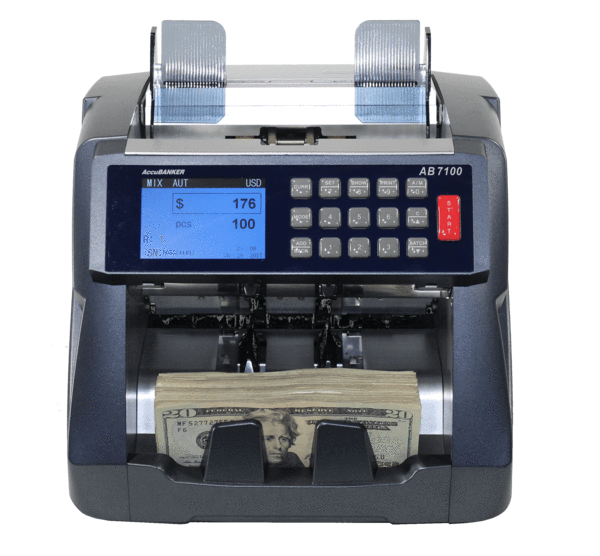 accubanker ab7100 money counter